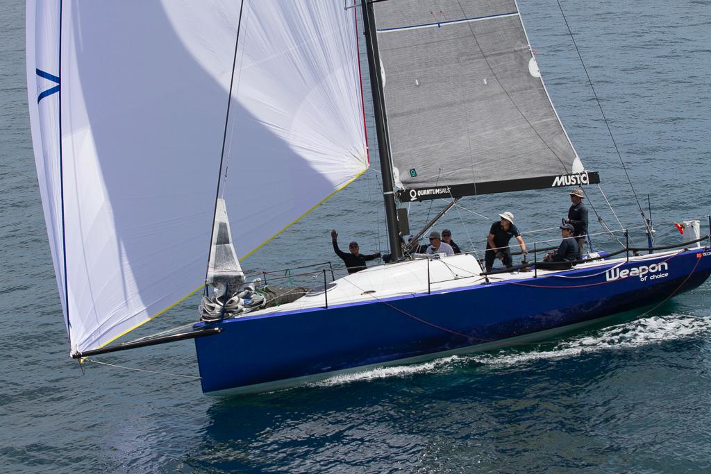 Weapon of Choice took out line honours in Division 1, running down Argo in the final stages. - Rockwater Coventry Reef Race © Bernie Kaaks