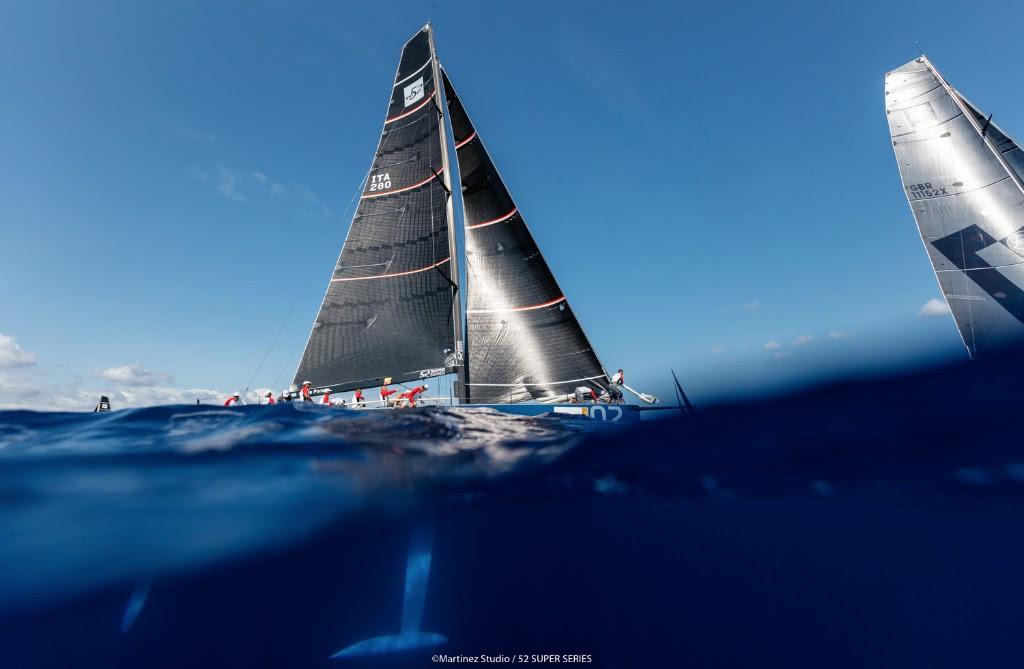 Azzurra hold their lead at the top of the season table - Menorca 52 Super Series Sailing Week 2017 © Martinez Studio/52 Super Series