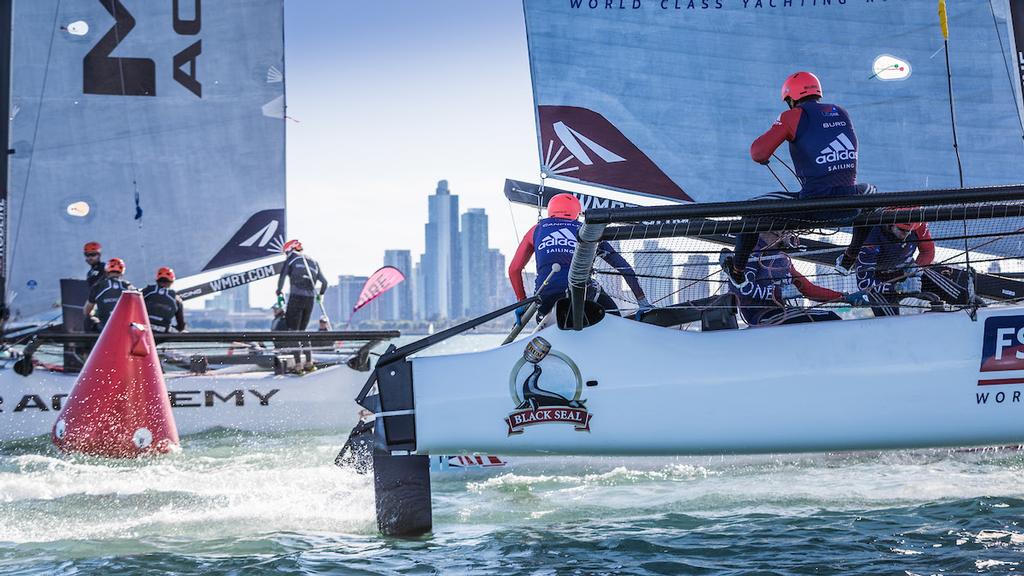 WMRT Chicago Match Cup, Chicago Yacht Club, Chicago, IL. 30th September 2017. ©  Ian Roman