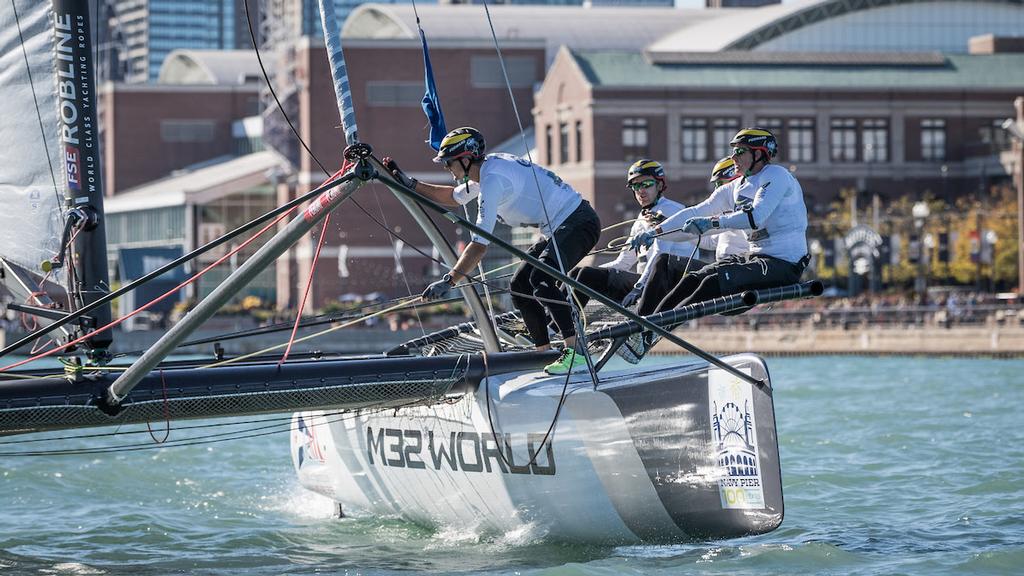 WMRT Chicago Match Cup, Chicago Yacht Club, Chicago, IL. 30th September 2017. photo copyright  Ian Roman taken at  and featuring the  class