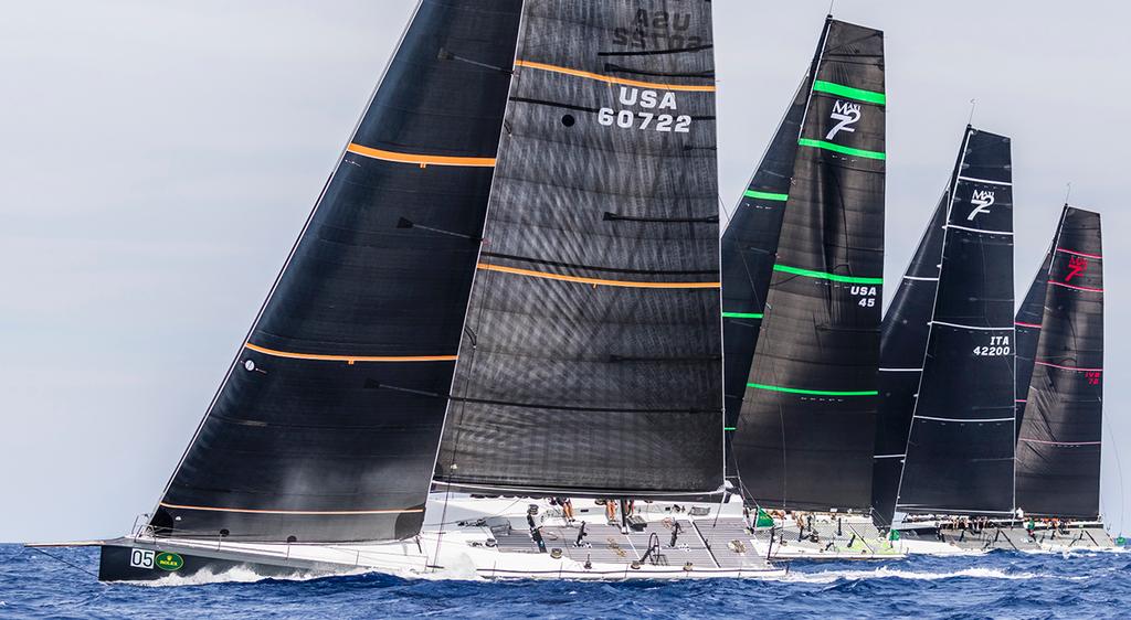 Strong Maxi 72 line-up. - Day 3 - Maxi Yacht Rolex Cup 2017 ©  Rolex / Carlo Borlenghi http://www.carloborlenghi.net