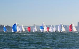 Day 1 – Etchells World Championships photo copyright  Nic Douglass / www.AdventuresofaSailorGirl.com taken at  and featuring the  class