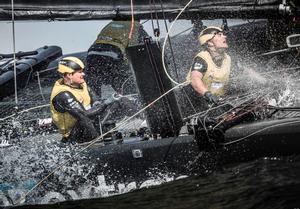 Act 1, Extreme Sailing Series Muscat – Day 4 – SAP Extreme Sailing Team photo copyright  Lloyd Images taken at  and featuring the  class