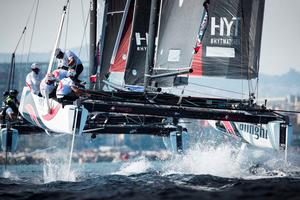 Act 4, Extreme Sailing Series Barcelona – Day 3 – Alinghi photo copyright  Lloyd Images taken at  and featuring the  class