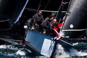 Alexander Novoselov’s Katusha is the only boat in the event to have won two races - 2017 RC44 Cascais Cup photo copyright Martinez Studio taken at  and featuring the  class