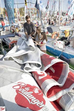 The village of Mini-Transat La Boulangère photo copyright  Christophe Breschi taken at  and featuring the  class