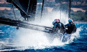 Day 1 – A wet ride in windy Calvi – GC32 Orezza Corsica Cup photo copyright Jesus Renedo / GC32 Racing Tour taken at  and featuring the  class