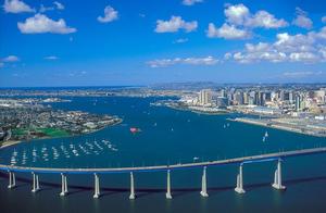 Coronado Bridge, San Diego – Extreme Sailing Series photo copyright  Brett Shoaf taken at  and featuring the  class
