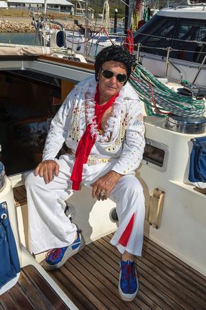 Elvis with his blue suade shoes on Poppy - 2017 SeaLink Magnetic Island Race Week photo copyright  Andrea Francolini / SMIRW taken at  and featuring the  class