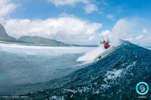 Ninja Bichler on home turf (or surf) – GKA Kite-Surf World Tour photo copyright  Ydwer van der Heide taken at  and featuring the  class