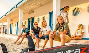 Cagliari’s Poetto Beach – KiteFoil GoldCup World Series photo copyright  Alex Schwarz / IKA taken at  and featuring the  class