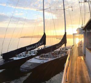 Beautiful dawn photo copyright Manhattan Yacht Club taken at  and featuring the  class