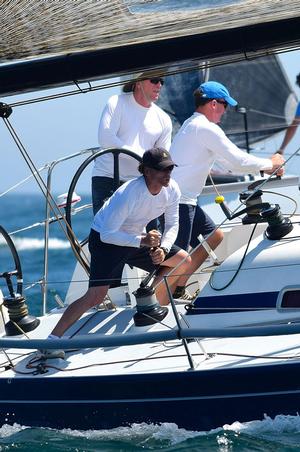 John Hele at helm – Rolex NYYC Invitational Cup photo copyright  Stuart Streuli / NYYC taken at  and featuring the  class