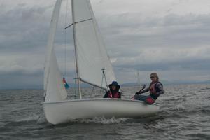Emily and Maryam Batool in her first ever race winning the Brunei Bart's Bash Trophy photo copyright  Royal Brunei Yacht Club taken at  and featuring the  class