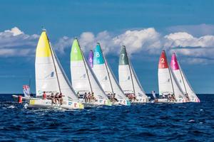 Audi Sailing Champions League 2017 photo copyright SCL / Lars Wehrmann taken at  and featuring the  class