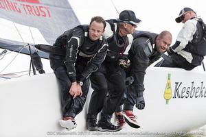 Local team of Eelco Blok, Team Kesbeke/SIKA/Gill (NED827) with Ronald Veraar helming finished two races as second and one as third_ is second with seven points in total now. - 2017 Melges 24 European Sailing Series photo copyright  Jasper van Staveren taken at  and featuring the  class