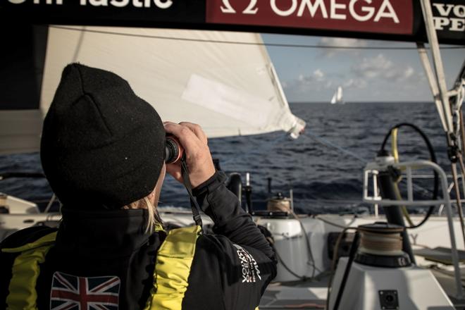 Leg 1, Alicante to Lisbon, on board Brunel – Volvo Ocean Race ©  Martin Keruzore / Volvo Ocean Race