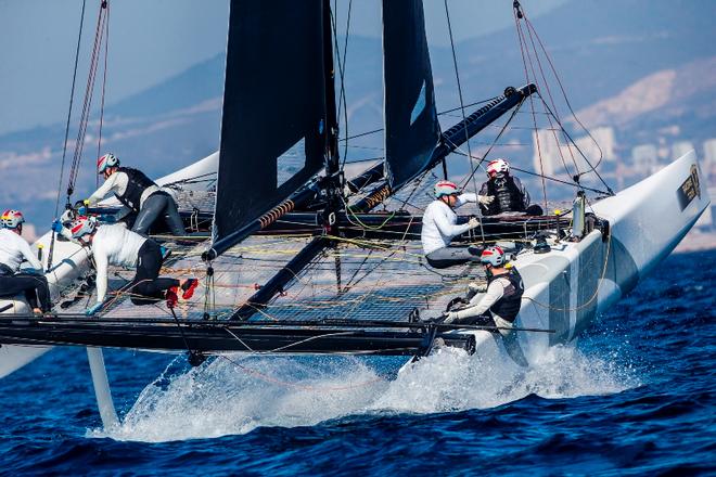 Take off on board Jason Carroll's Argo – Marseille One Design ©  Jesus Renedo / GC32 Racing Tour