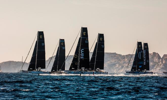 High speed reaching start at Marseille One Design ©  Jesus Renedo / GC32 Racing Tour