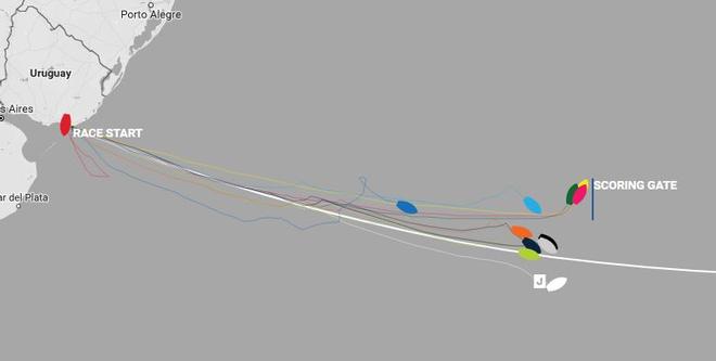 Current positions – Day 5, Race 2 – Clipper Round the World Yacht Race © Clipper Ventures