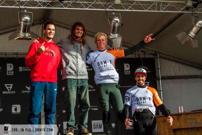 Day 1 – The top 4 after the single elimination – DAM-X EFPT Final ©  Carlijn Pijl / dam-x.com