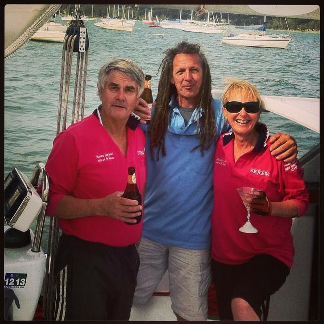 Early Lake Macquarie champagne sailing days - The Heaven Can Wait Regatta on board Serein © Kristen Anderson