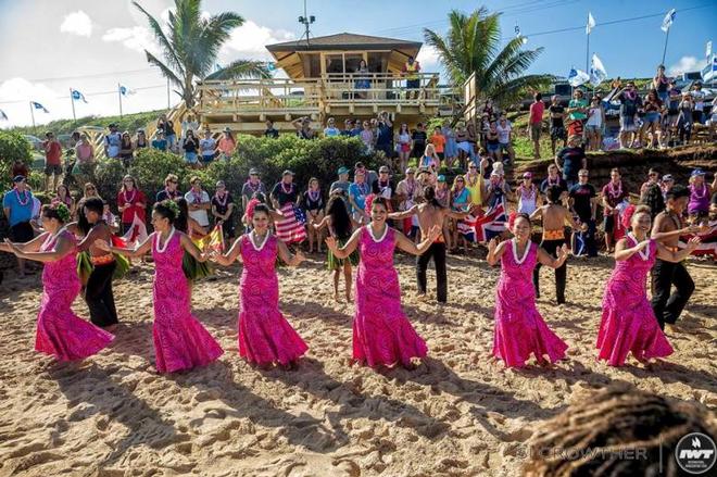 After a beautiful opening ceremony we are looking forward to the wind filling in, to join the waves, later this week ©  Si Crowther / IWT