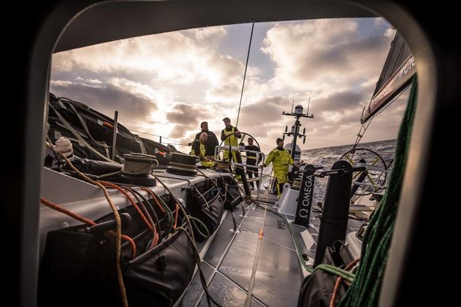 Day 2, Leg 1 – Alicante to Lisbon, on board Team Brunel – Volvo Ocean Race ©  Martin Keruzore / Volvo Ocean Race