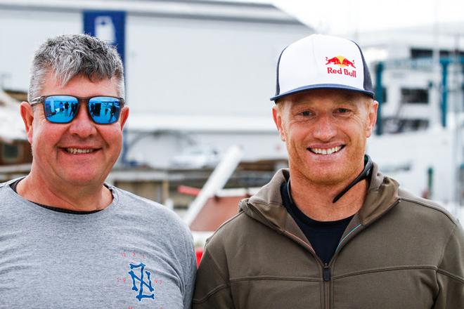Frank Racing Skipper Simon Hull (left) with crewmate for the Coastal Classic, Jimmy Spithill - PIC Coastal Classic 2017 © Ivor Wilkins
