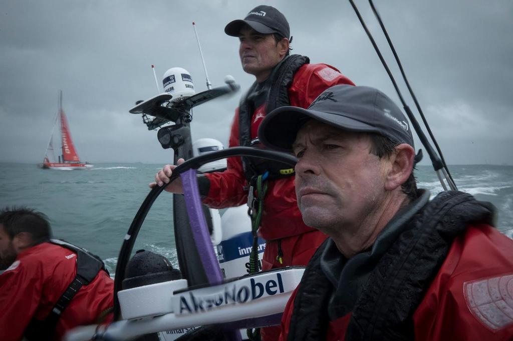 Leg Zero, Around the Island Race: on board AkzoNobel. Volvo Ocean Race. 02 August, 2017 photo copyright  James Blake / Volvo Ocean Race taken at  and featuring the  class