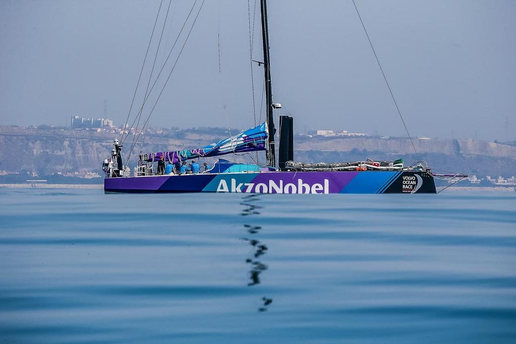 Prologue start. Photo by Jesus Renedo/Volvo Ocean Race. 08 October, 2017 photo copyright  Jesus Renedo / Volvo Ocean Race taken at  and featuring the  class