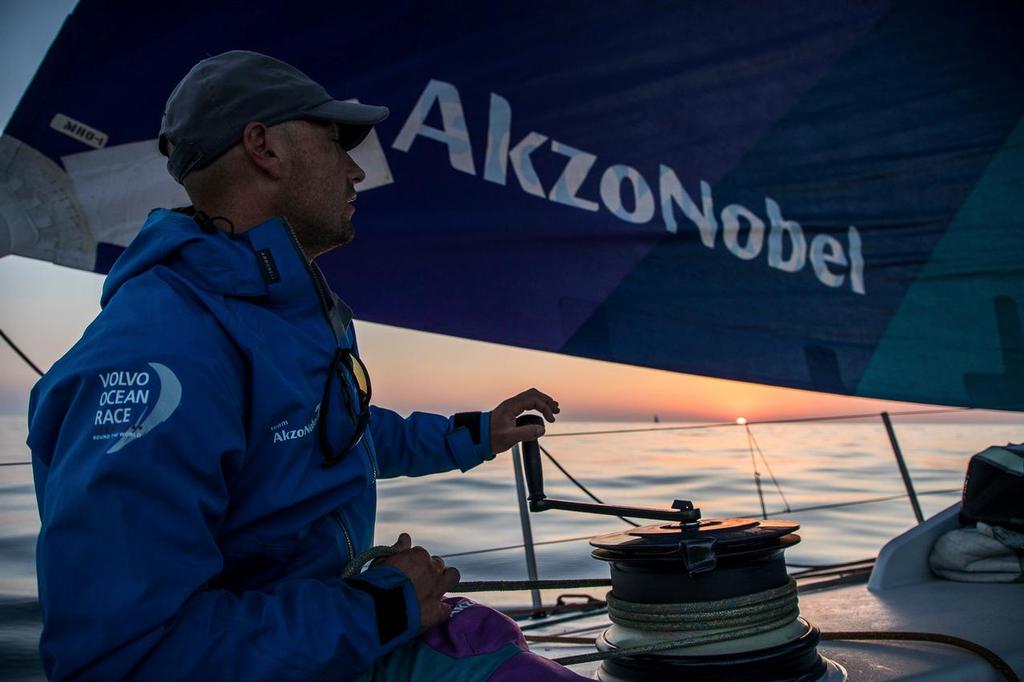 Prologue on-board AkzoNobel. Photo by James Blake/Volvo Ocean Race. 09 October, 2017 © Volvo Ocean Race http://www.volvooceanrace.com