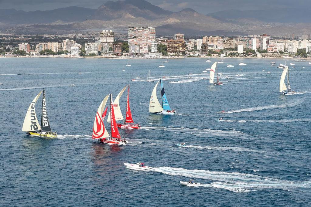 - Start Volvo Ocean Race - 22 October, 2017.<br />
 ©  Ainhoa Sanchez/Volvo Ocean Race