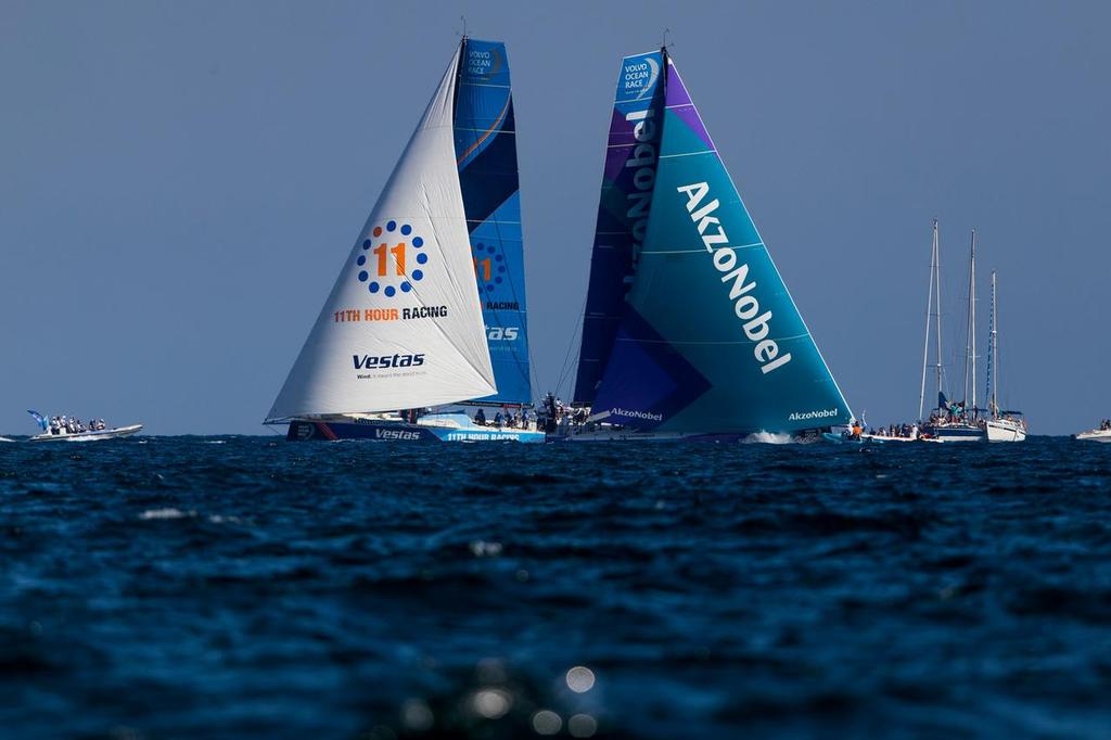 Vestas 11th Hour - Alicante stopover. MAPFRE In-Port Race Alicante.  14 October, 2017. ©  Pedro Martinez / Volvo Ocean Race