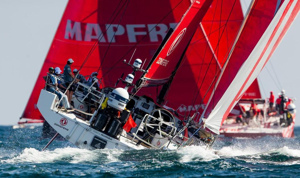 Dongfeng - Alicante stopover. MAPFRE In-Port Race Alicante. . 14 October, 2017. ©  Pedro Martinez / Volvo Ocean Race