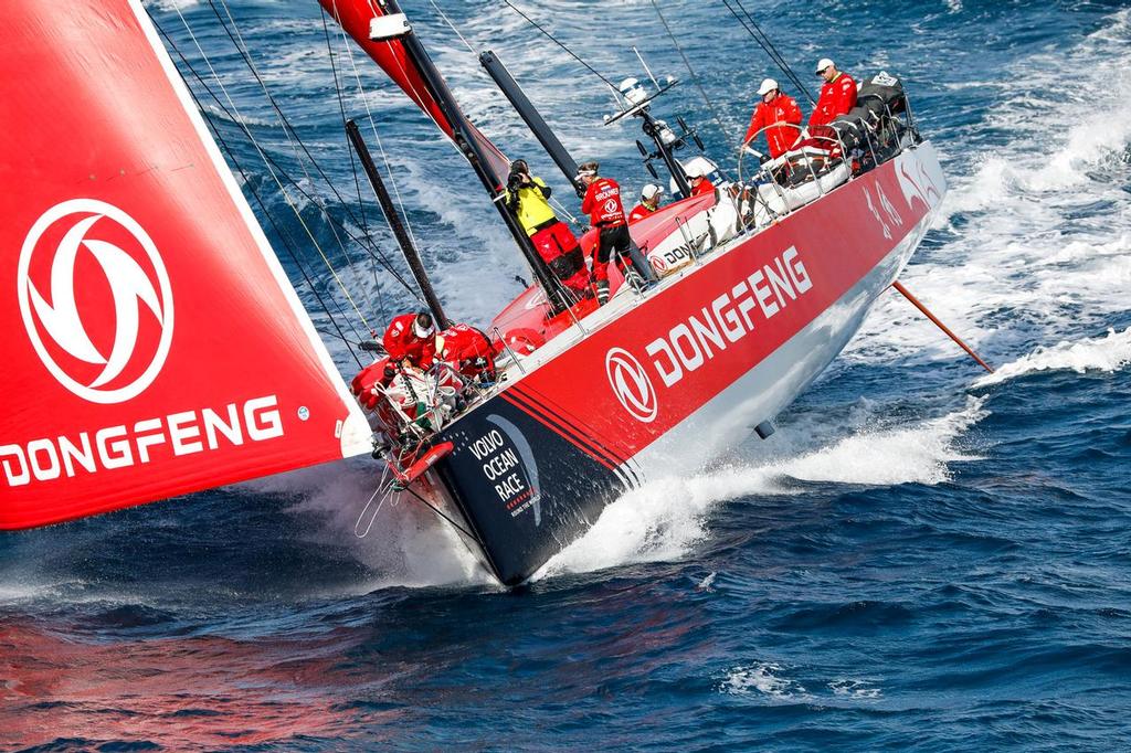 Dongfeng - Start Volvo Ocean Race - 22 October, 2017.<br />
 ©  Ainhoa Sanchez/Volvo Ocean Race