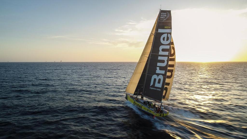 Leg 01, Alicante to Lisbon, Day 01, on board Brunel. Photo by Martin Keruzore/Volvo Ocean Race. 22 October, 2017 ©  Martin Keruzore / Volvo Ocean Race
