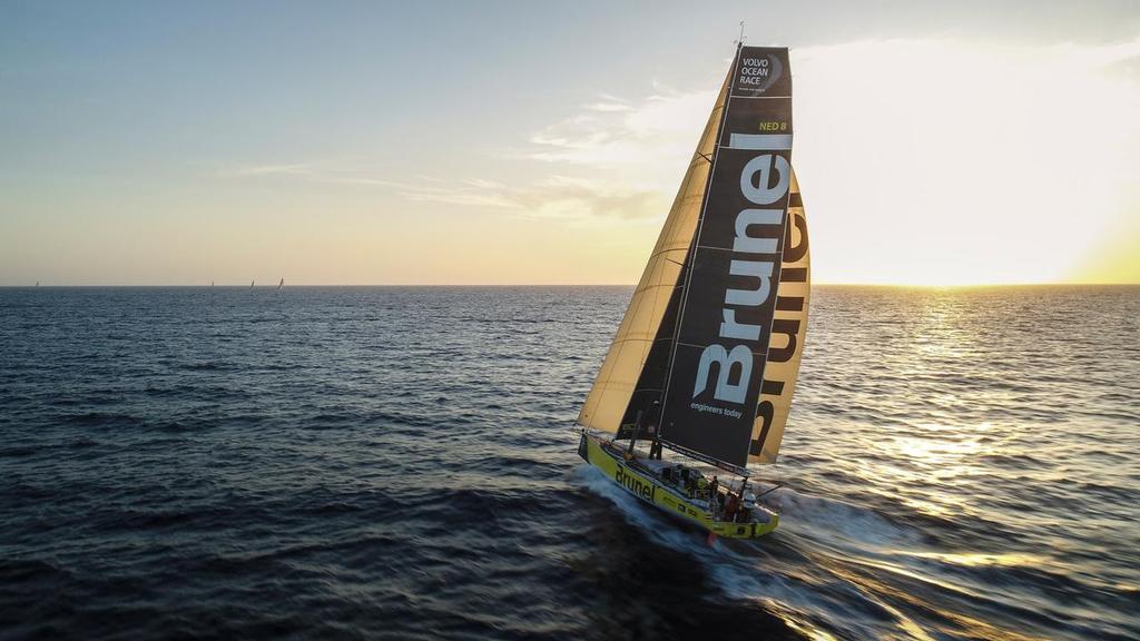 Leg 01, Alicante to Lisbon, Day 01, on board Brunel. Photo by Martin Keruzore/Volvo Ocean Race. 22 October, 2017 ©  Martin Keruzore / Volvo Ocean Race