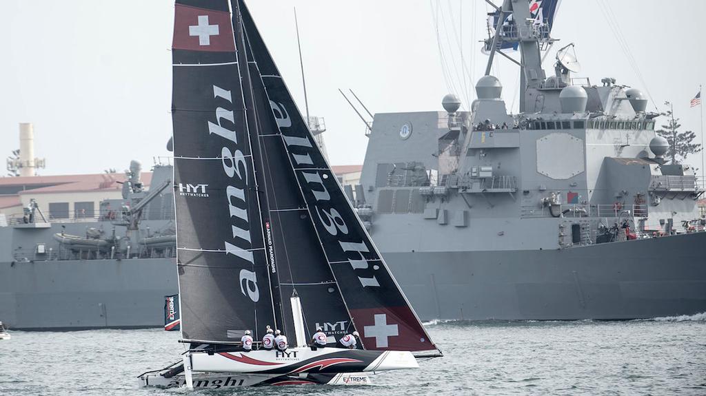 2017 Extreme Sailing Series™ Act 7, San Diego: Day 1 photo copyright Lloyd Images http://lloydimagesgallery.photoshelter.com/ taken at  and featuring the  class