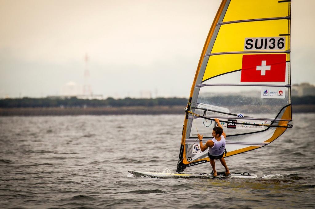 Mateo Sanz Lanz_SUI_RSX - World Cup Series Japan ©  Jesus Renedo / Sailing Energy http://www.sailingenergy.com/