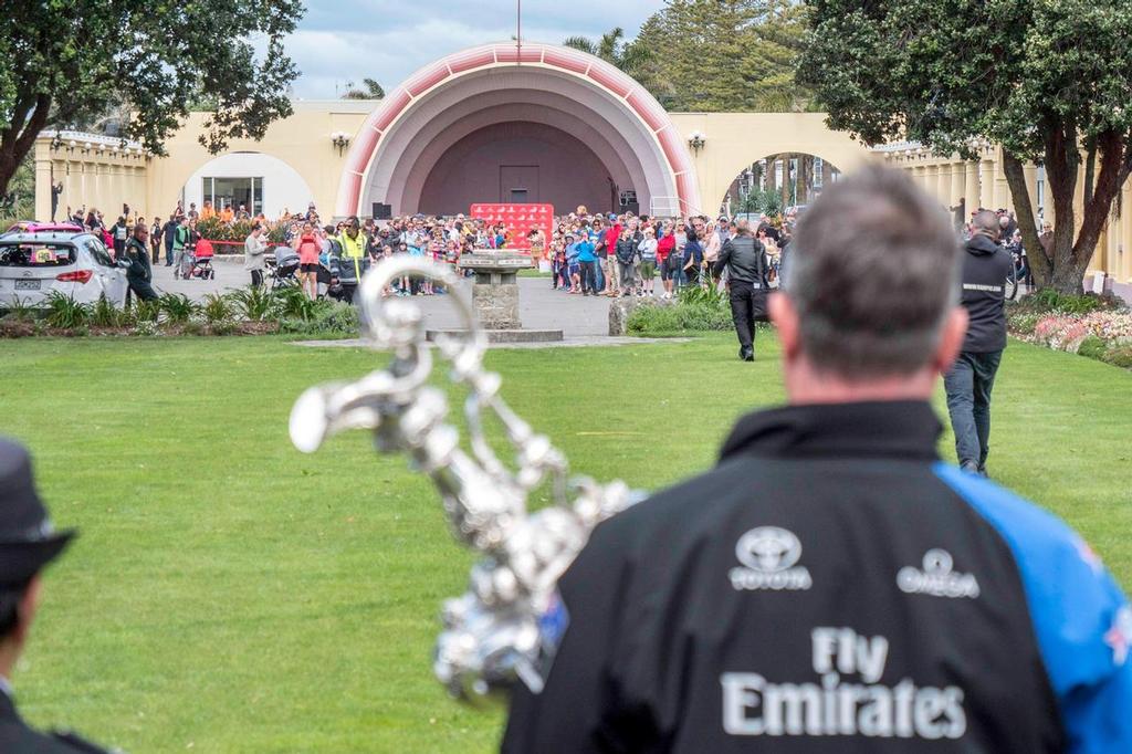 - Napier Sound Shell and Sailing Club - Emirates Team New Zealand with Toyota NZ Road show October 6-19, 2017 photo copyright Emirates Team New Zealand http://www.etnzblog.com taken at  and featuring the  class