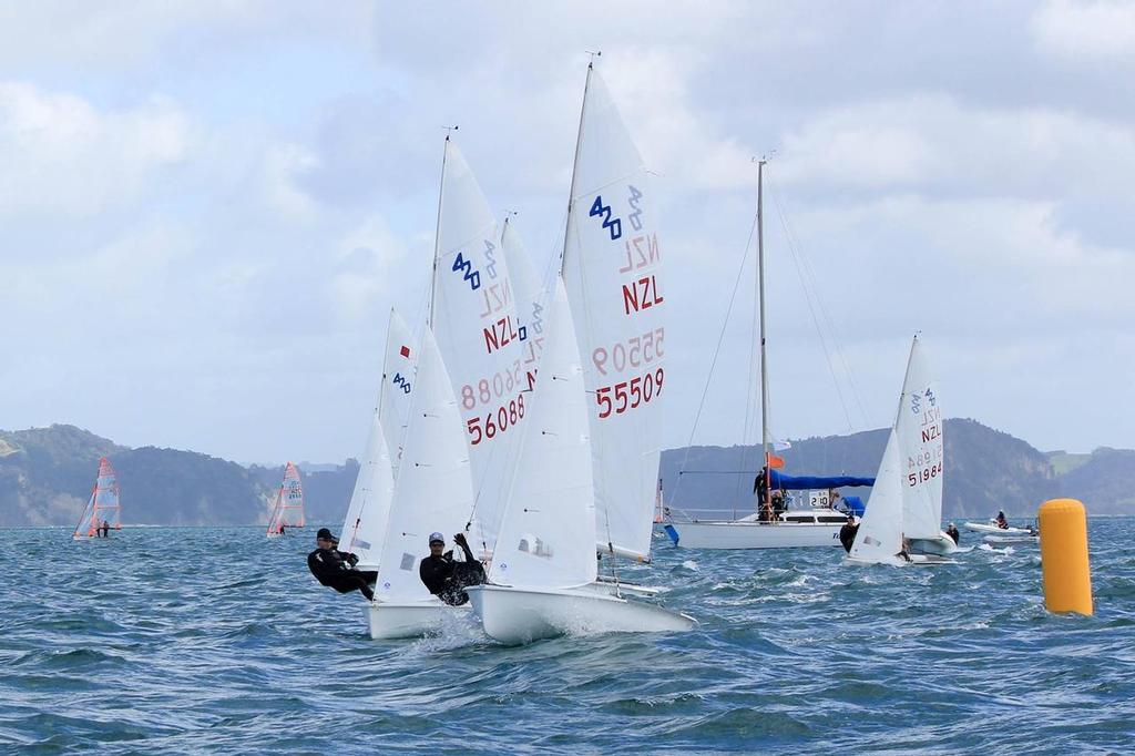  - Day 1 - Yachting New Zealand 2017 Youth Trials, Manly Sailing Club © Yachting New Zealand