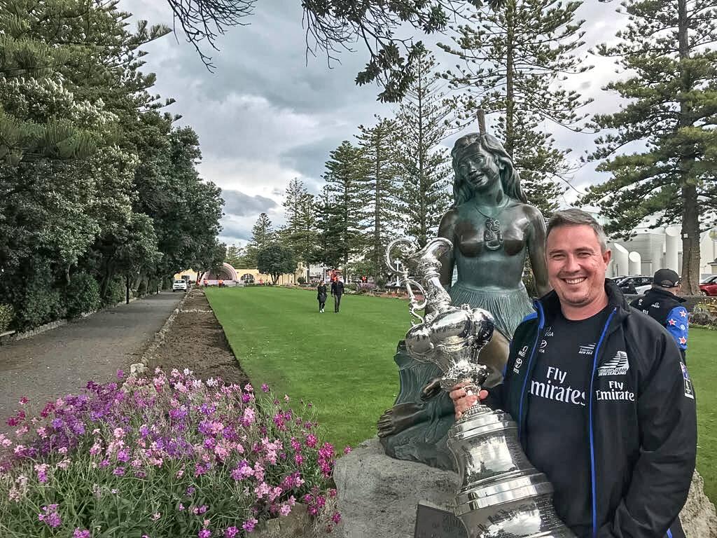  - Napier Sound Shell and Sailing Club - Emirates Team New Zealand with Toyota NZ Road show October 6-19, 2017 photo copyright Emirates Team New Zealand http://www.etnzblog.com taken at  and featuring the  class