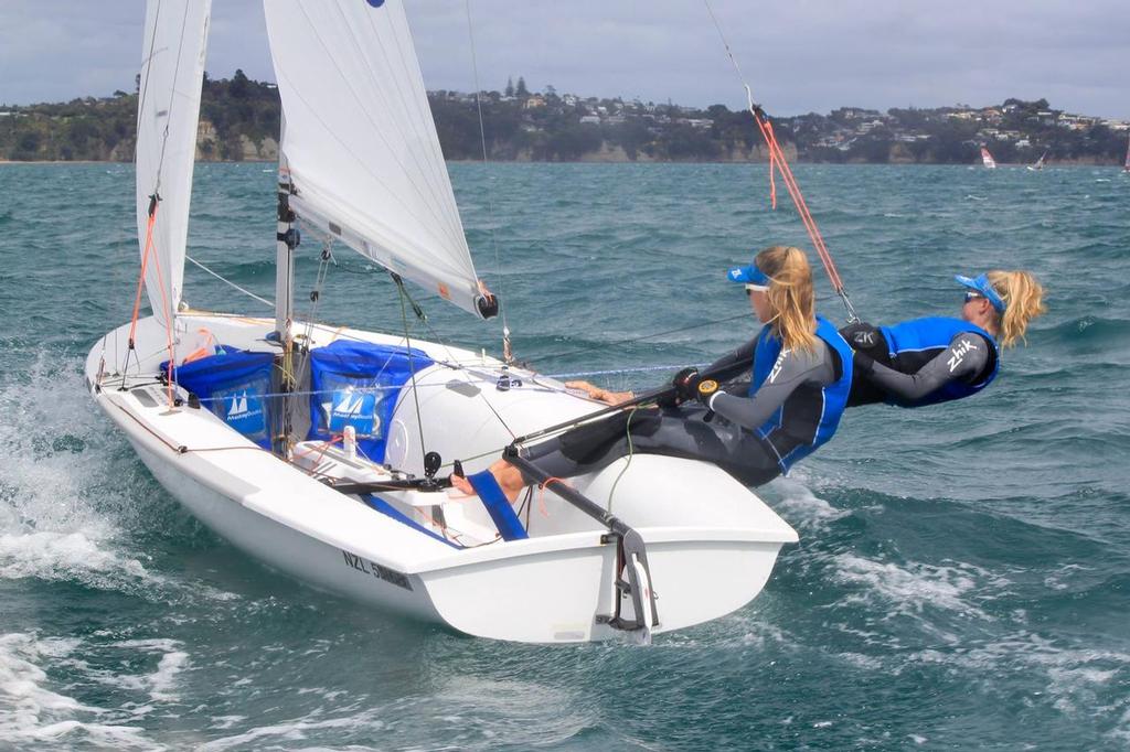 Girls 420 - Yachting New Zealand 2017 Youth Trials, Manly Sailing Club © Yachting New Zealand