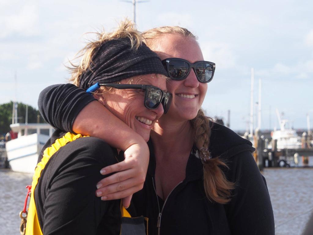 With my very proud daughter after the 2015 Sydney to Hobart race © Kristen Anderson