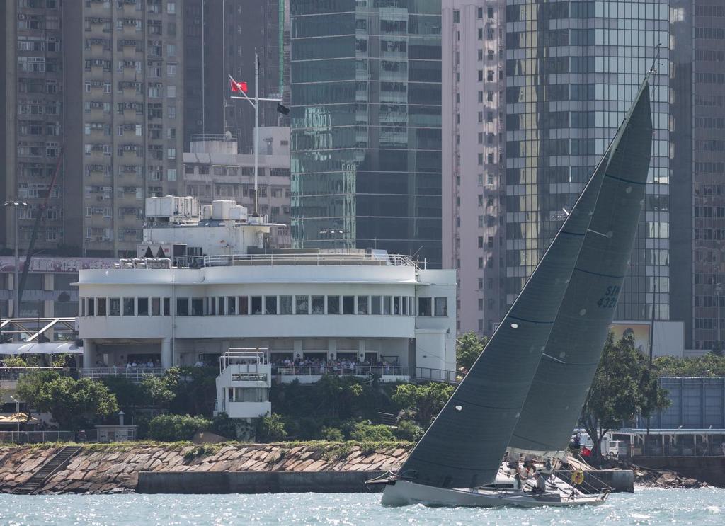 Zanzibar at the Club end. 2017 Volvo Hong Kong to Vietnam Race ©  RHKYC/Guy Nowell http://www.guynowell.com/