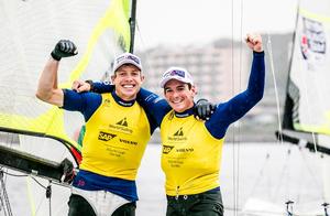 Dylan Fletcher and Stuart Bithell – World Cup Gamagori photo copyright  Jesus Renedo / Sailing Energy http://www.sailingenergy.com/ taken at  and featuring the  class