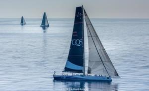 Ludde Ingvall’s super maxi CQS – Rolex Middle Sea Race photo copyright  Rolex/ Kurt Arrigo http://www.regattanews.com taken at  and featuring the  class