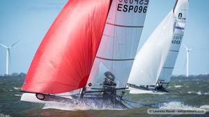 2017 Nacra 15 Youth Olympic Qualifier Event photo copyright  Laurens Morel taken at  and featuring the  class