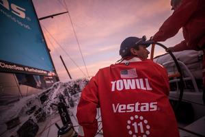 Day 5, Leg 1 – Alicante to Lisbon, on board Vestas 11th Hour Racing – Volvo Ocean Race photo copyright  James Blake / Volvo Ocean Race taken at  and featuring the  class